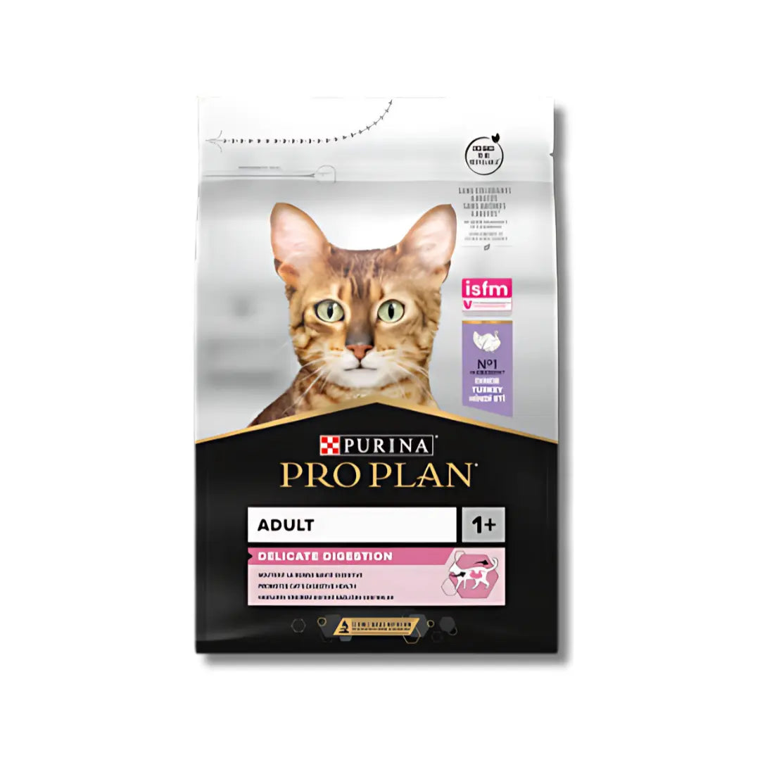 PURINA® PRO PLAN® ADULT DELICATE DIGESTION TURKEY DRY CAT FOOD Purina Pro Plan
