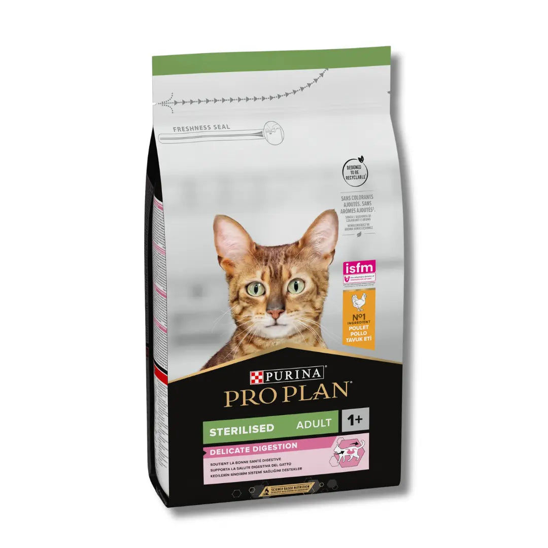 PURINA® PRO PLAN® ADULT STERILISED DELICATE DIGESTION CHICKEN DRY CAT FOOD Purina Pro Plan