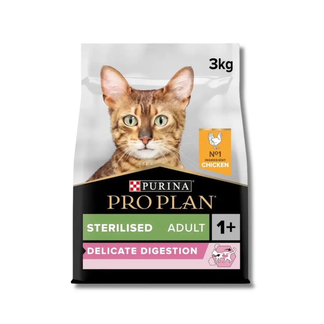 PURINA® PRO PLAN® ADULT STERILISED DELICATE DIGESTION CHICKEN DRY CAT FOOD Purina Pro Plan