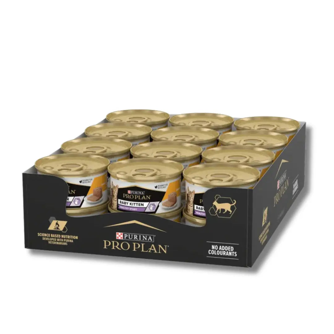 PURINA® PRO PLAN® KITTEN BABY MOUSSE CHICKEN WET FOOD HEALTHY START 85GX24 Purina Pro Plan