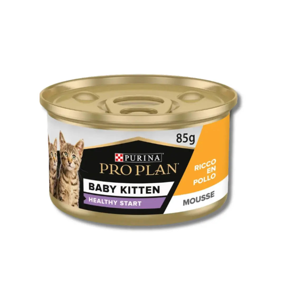 PURINA® PRO PLAN® KITTEN BABY MOUSSE CHICKEN WET FOOD HEALTHY START 85GX24 Purina Pro Plan