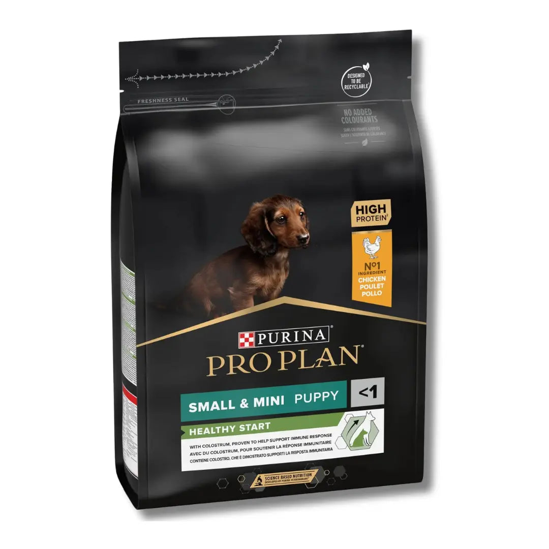 PURINA® PRO PLAN® SMALL & MINI PUPPY HEALTHY START WITH CHICKEN DRY DOG FOOD 3KG Purina Pro Plan
