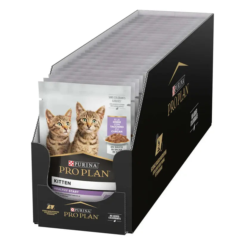 PRO PLAN KITTEN, WET CAT FOOD WITH TURKEY GRILLED IN GRAVY, 26 X 85G Purina Pro Plan