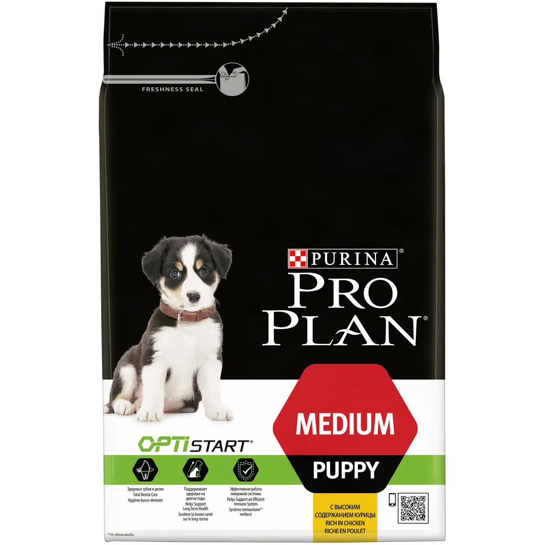 PURINA® PRO PLAN® MEDIUM PUPPY WITH OPTISTART® RICH IN CHICKEN DRY FOOD PetFit.ae