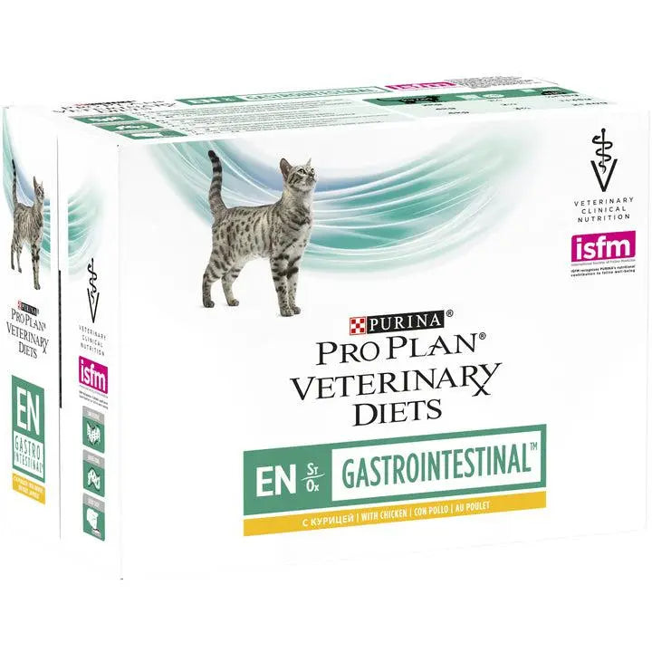 PURINA® PRO PLAN® VETERINARY DIETS FELINE EN GASTROINTESTINAL CHICKEN WET CAT FOOD 10x85g Purina Veterinary Diet