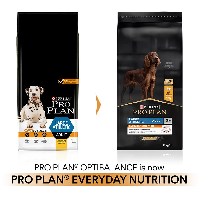 PURINA® PRO PLAN® DOG LARGE ATHLETIC ADULT WITH OPTIBALANCE™ RICH IN CHICKEN DRY FOOD 14 KG PetFit.ae