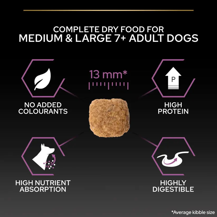 PURINA® PRO PLAN® MEDIUM & LARGE ADULT 7+ AGE DEFENCE, RICH IN CHICKEN DRY DOG FOOD OPTIAGE PetFit.ae