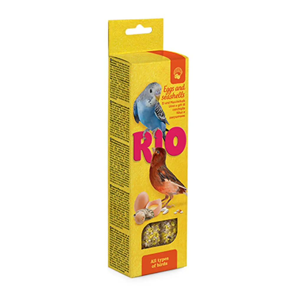 RIO Sticks for all types of birds with eggs and seashells 2x40g Petszapp