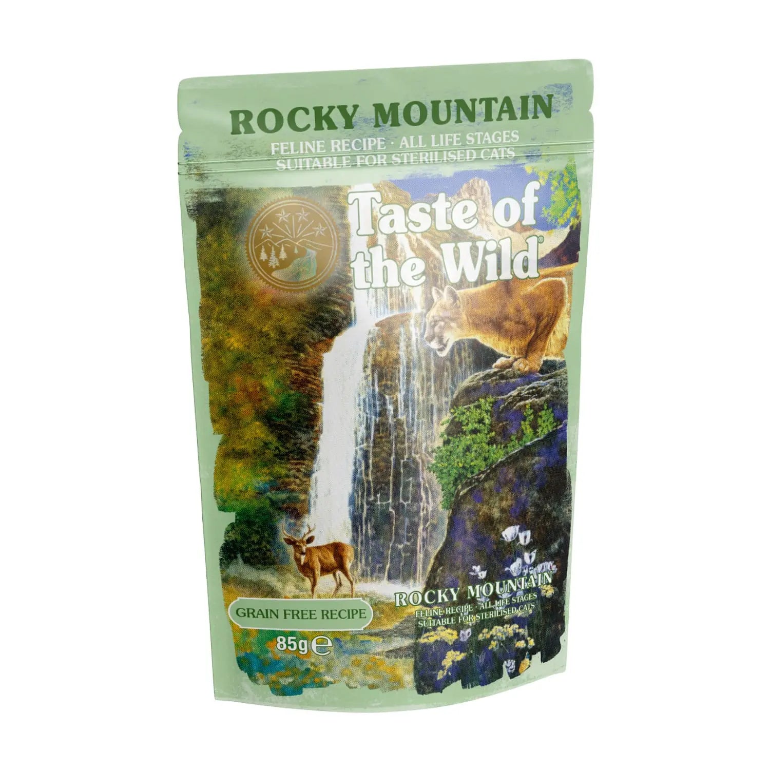 TASTE OF THE WILD CAT POUCH CHUNKS IN GRAVY 85G TASTE OF THE WILD