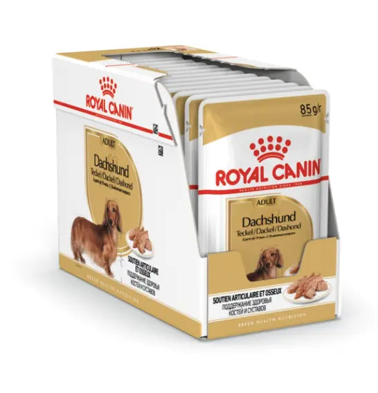 ROYAL CANIN BREED HEALTH NUTRITION DACHSHUND ADULT WET FOOD POUCH, 85G Royal Canin