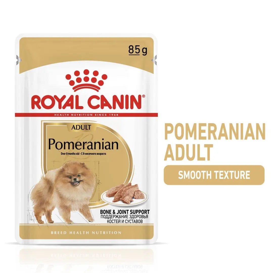 ROYAL CANIN BREED HEALTH NUTRITION POMERANIAN WET FOOD POUCH, 85G Royal Canin