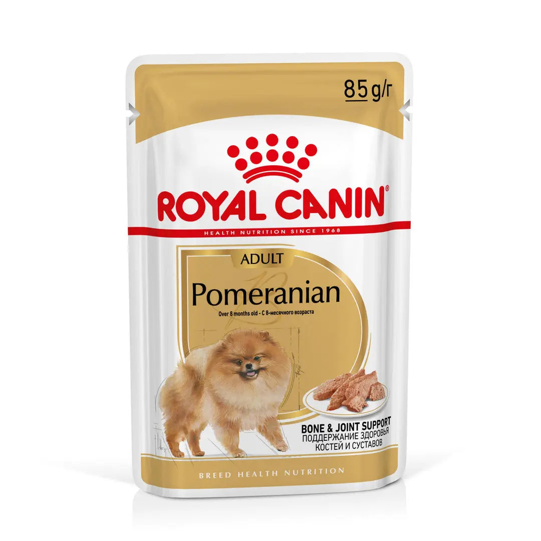 ROYAL CANIN BREED HEALTH NUTRITION POMERANIAN WET FOOD POUCH, 85G Royal Canin