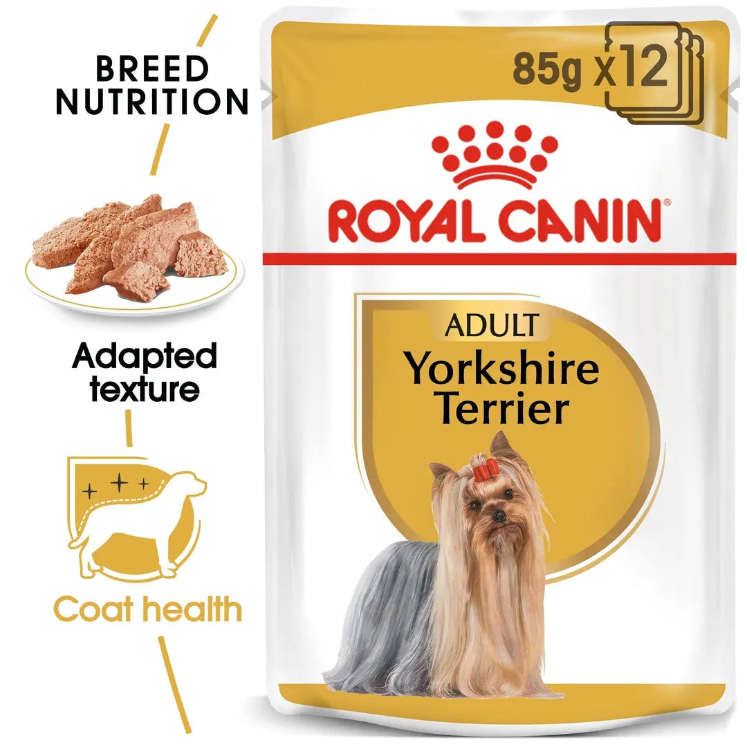 ROYAL CANIN BREED HEALTH NUTRITION YORKSHIRE ADULT WET FOOD POUCH, 85G Royal Canin
