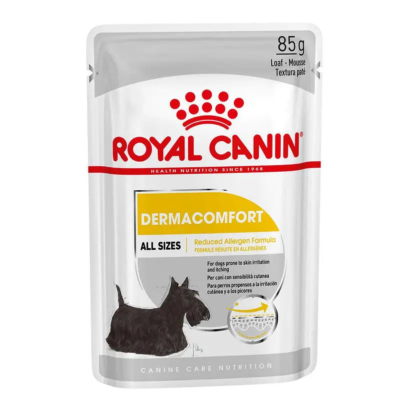 ROYAL CANIN CANINE CARE NUTRITION DERMACOMFORT WET FOOD POUCH, 85G Royal Canin