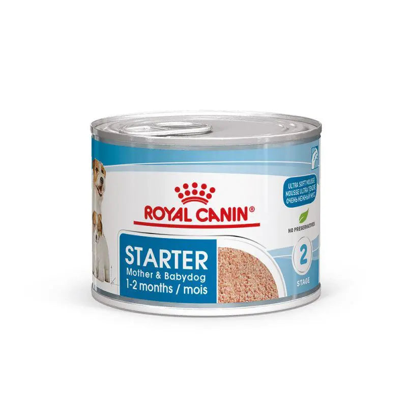 ROYAL CANIN CANINE HEALTH NUTRITION STARTER MOUSSE MOTHER & BABY WET DOG FOOD CAN, 195G 1×Can Royal Canin