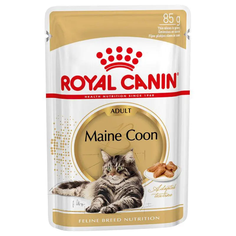 ROYAL CANIN FELINE BREED NUTRITION MAINE COON WET FOOD POUCH, 85G Royal Canin