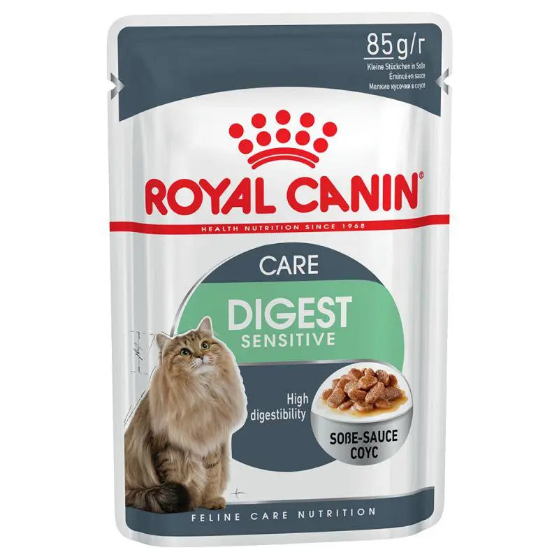 ROYAL CANIN FELINE CARE NUTRITION DIGEST SENSITIVE GRAVY WET FOOD POUCH, 85G Royal Canin