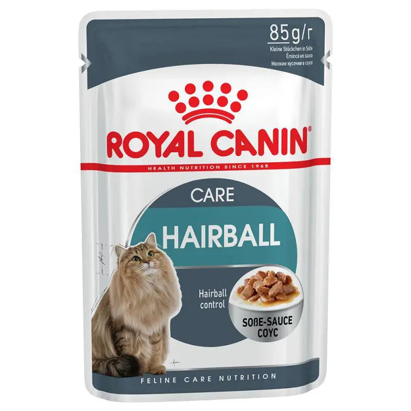 ROYAL CANIN FELINE CARE NUTRITION HAIRBALL GRAVY WET FOOD POUCH, 85G Royal Canin