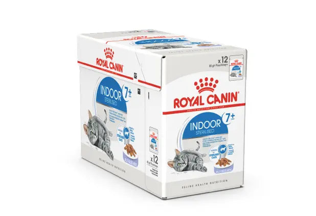ROYAL CANIN FELINE HEALTH NUTRITION INDOOR STERILISED 7+ JELLY WET FOOD POUCH, 85G Royal Canin