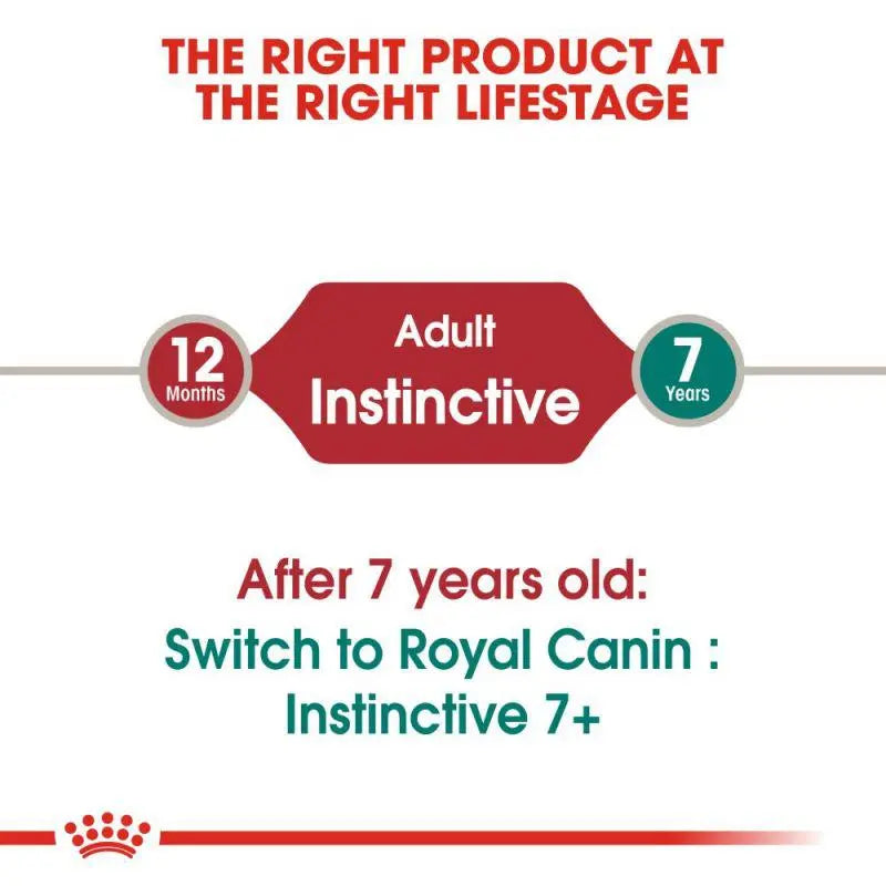 ROYAL CANIN FELINE HEALTH NUTRITION INSTINCTIVE ADULT CATS GRAVY WET FOOD POUCH, 85G Royal Canin