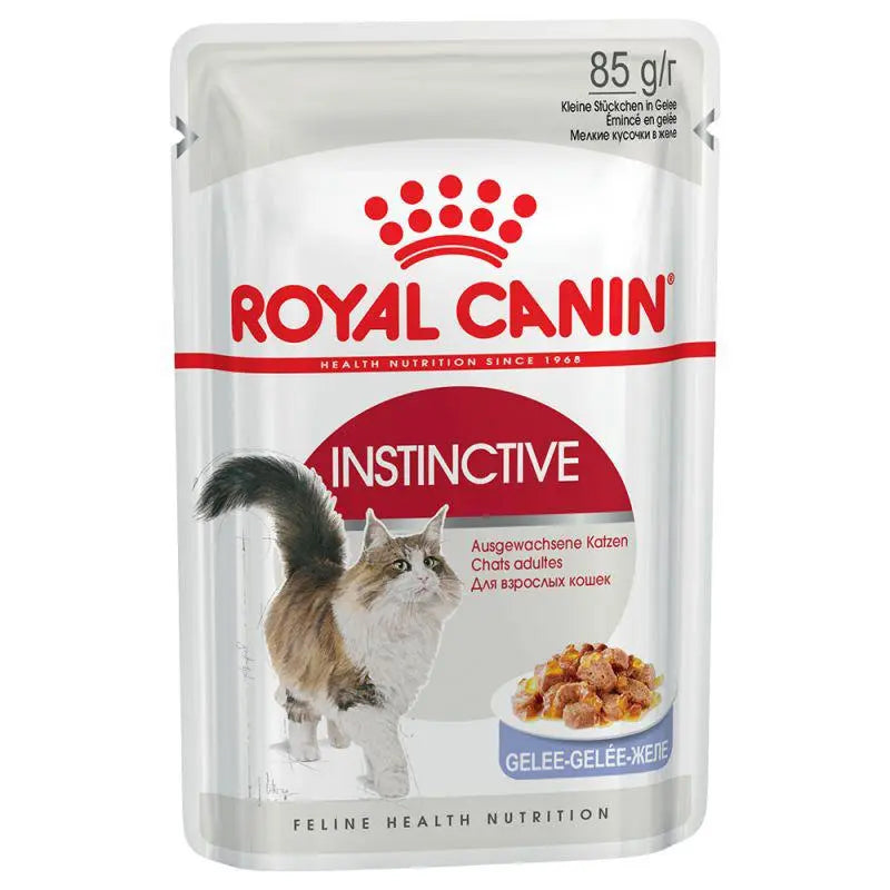 ROYAL CANIN FELINE HEALTH NUTRITION INSTINCTIVE ADULT CATS JELLY WET FOOD POUCH, 85G Royal Canin