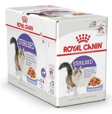 ROYAL CANIN FELINE HEALTH NUTRITION STERILISED JELLY WET FOOD POUCH, 85G Royal Canin
