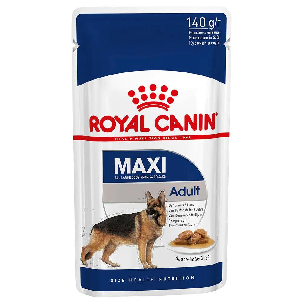 ROYAL CANIN SIZE HEALTH NUTRITION MAXI ADULT WET FOOD POUCH, 140G Royal Canin