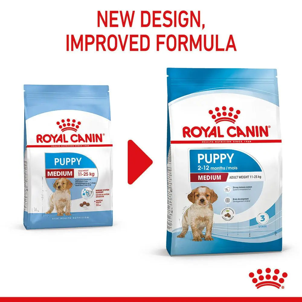 ROYAL CANIN SIZE HEALTH NUTRITION MEDIUM PUPPY DOG DRY FOOD Royal Canin