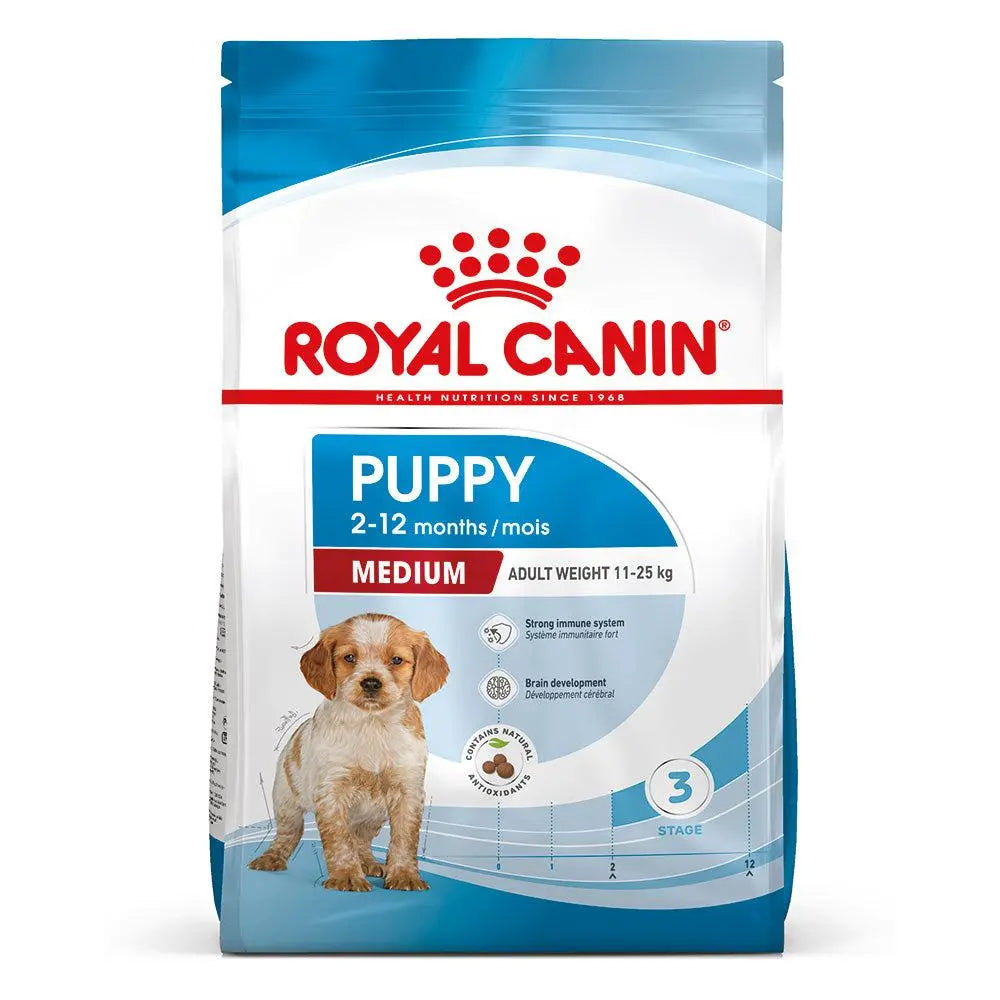 ROYAL CANIN SIZE HEALTH NUTRITION MEDIUM PUPPY DOG DRY FOOD Royal Canin