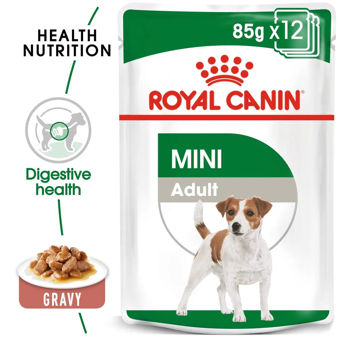 ROYAL CANIN SIZE HEALTH NUTRITION MINI ADULT WET FOOD POUCH, 85G Royal Canin