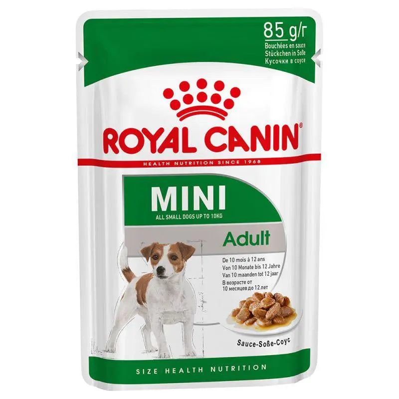 ROYAL CANIN SIZE HEALTH NUTRITION MINI ADULT WET FOOD POUCH, 85G Royal Canin