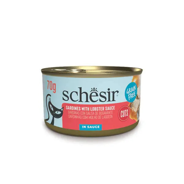SCHESIR GRILL WHOLEFOOD CAT CAN SARDINES 12x70G Schesir