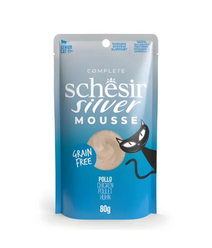 SCHESIR SILVER MOUSSE SENIOR CAT 80G Schesir