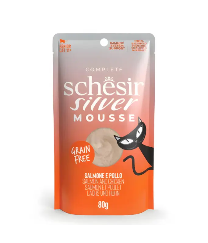 SCHESIR SILVER MOUSSE SENIOR CAT 80G Schesir
