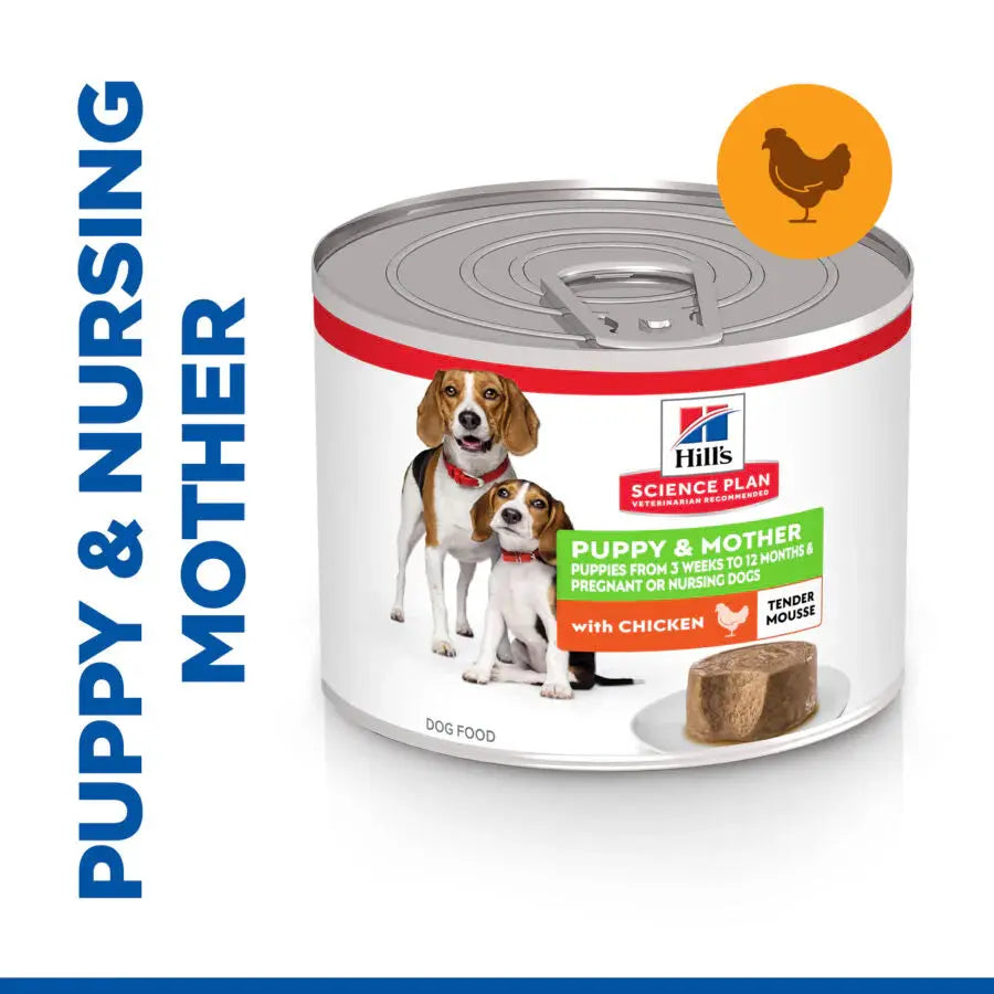 HILL'S SCIENCE PLAN PUPPY & MOTHER MOUSSE WITH CHICKEN 12X200G Hills