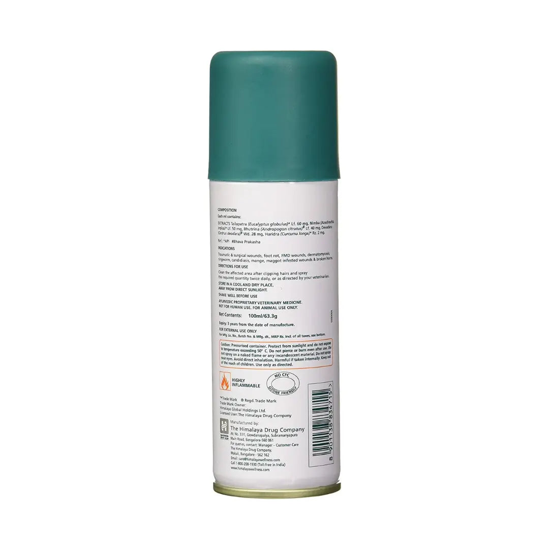 HIMALAYA SCAVON VET SPRAY 100 ML, TOPICAL ANTIMICROBIAL FOR PETS / VETS FLY REPELANT Himalaya