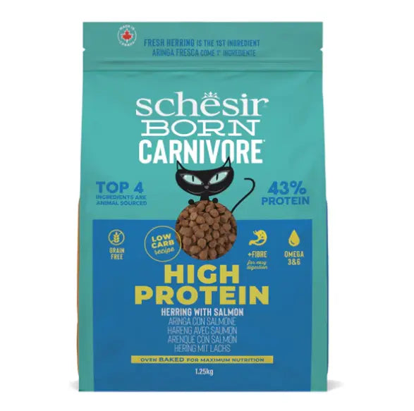 SCHESIR BORN CARNIVORE GREAIN FREE OVEN BAKED DRY CAT 1.25KG Schesir