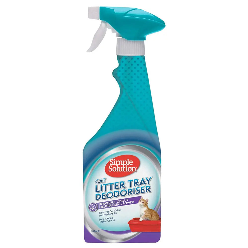 SIMPLE SOLUTION CAT LITTER TRAY DEODORISER 500ML SIMPLE SOLUTION