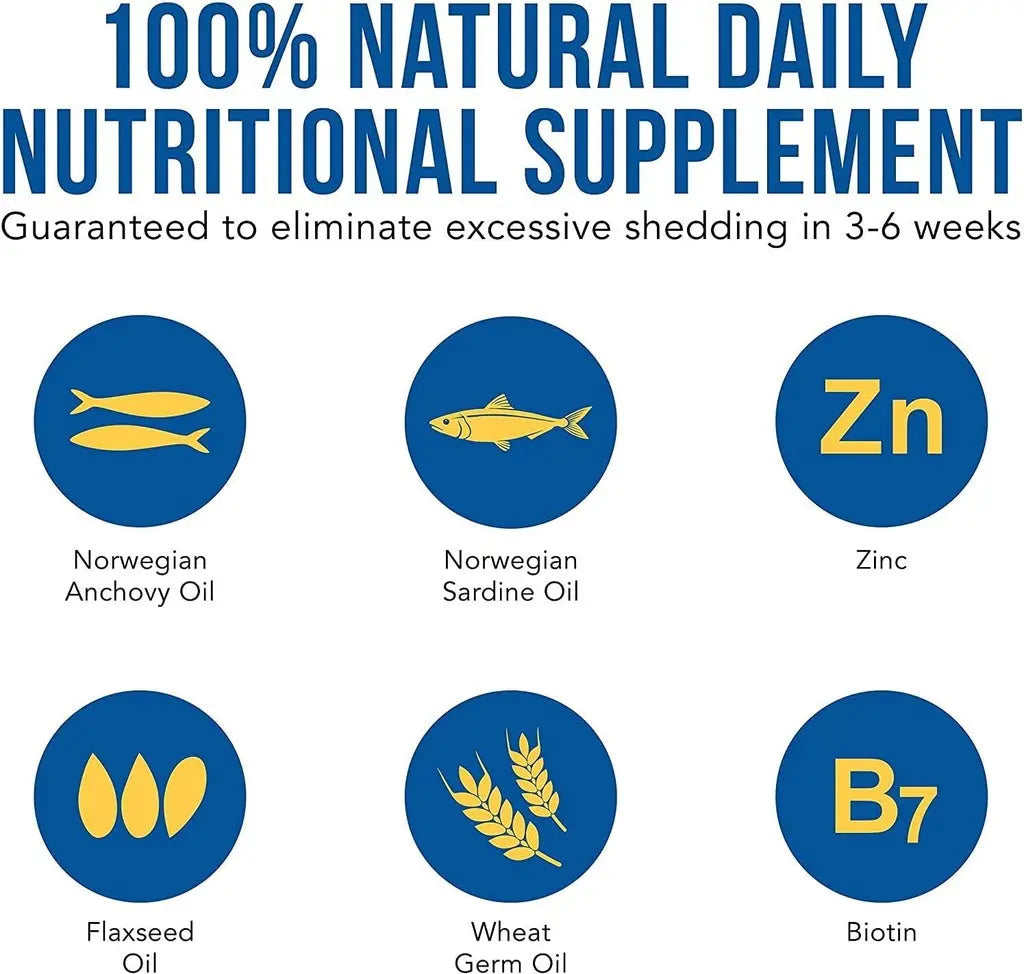 SYNERGY LABS SHED-X SUPPLEMENT FOR DOGS 8oz SYNERGY LABS