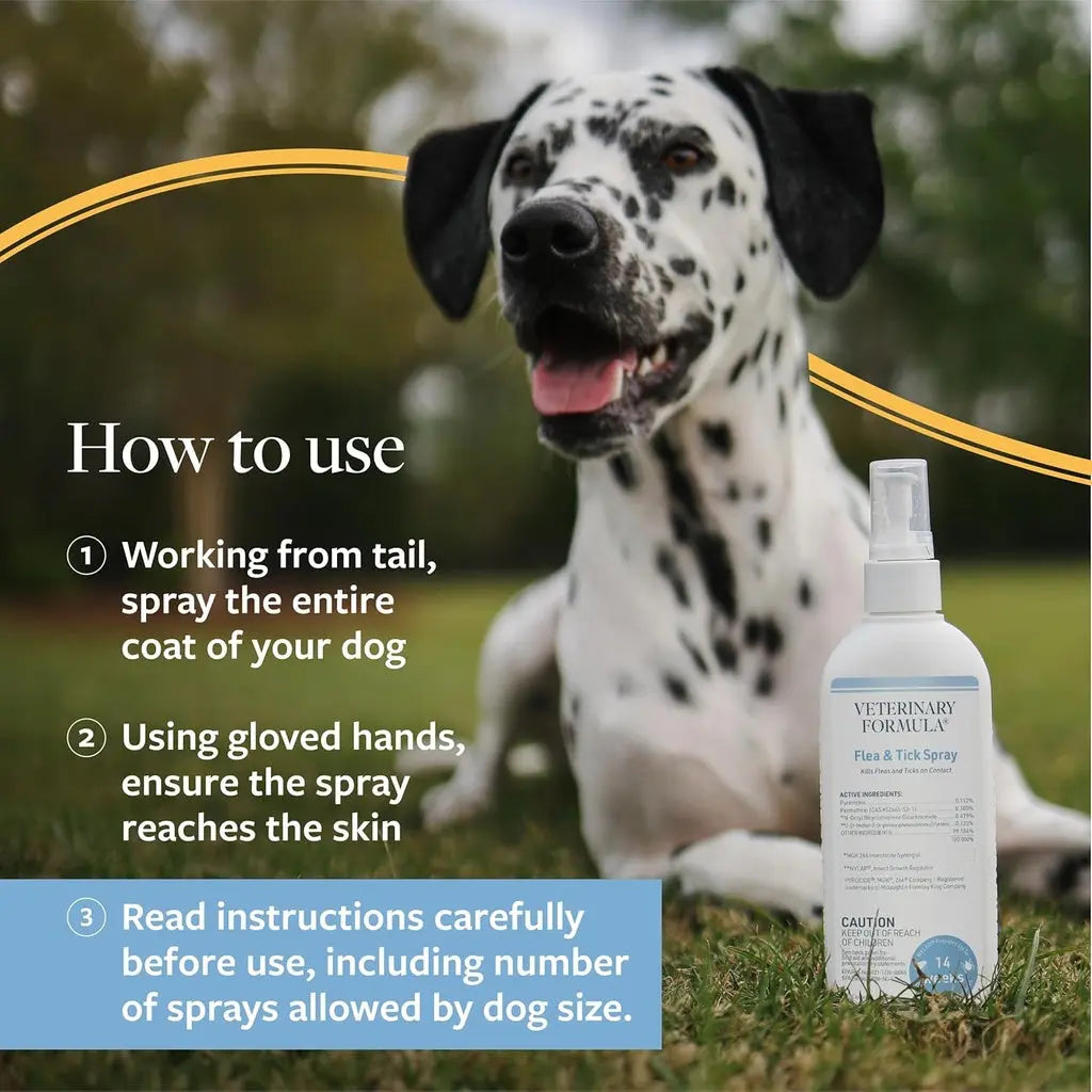 SYNERGY LABS VETERINARY FORMULA FLEA & TICK SPRAY 237ML SYNERGY LABS