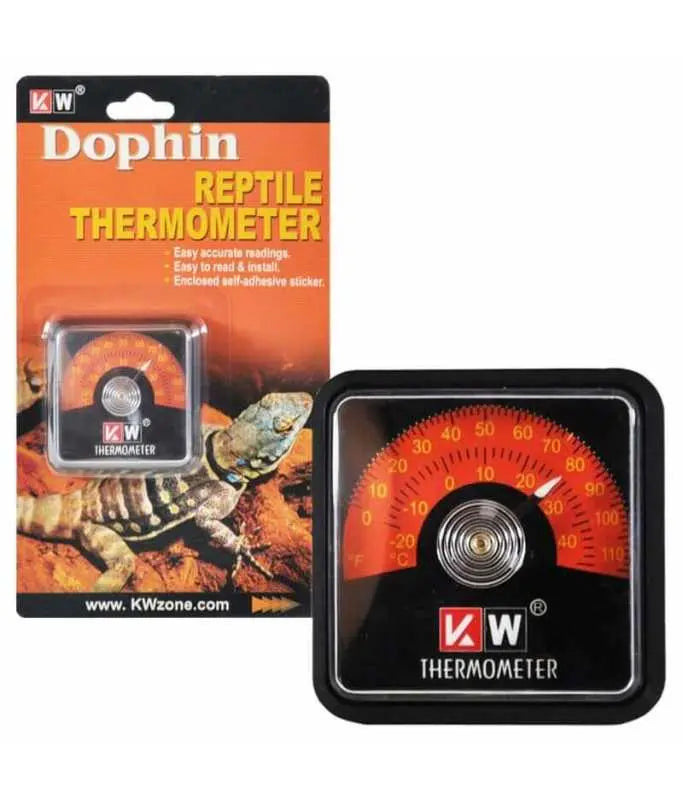 KW ZONE DOLPHIN REPTILE THERMOMETER B/CARD KW Zone