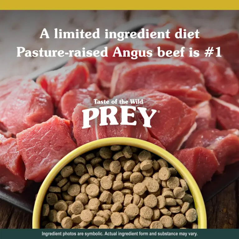 TASTE OF THE WILD PREY ANGUS BEED LIMITED INGREDIENT FORMULA FOR CATS TASTE OF THE WILD