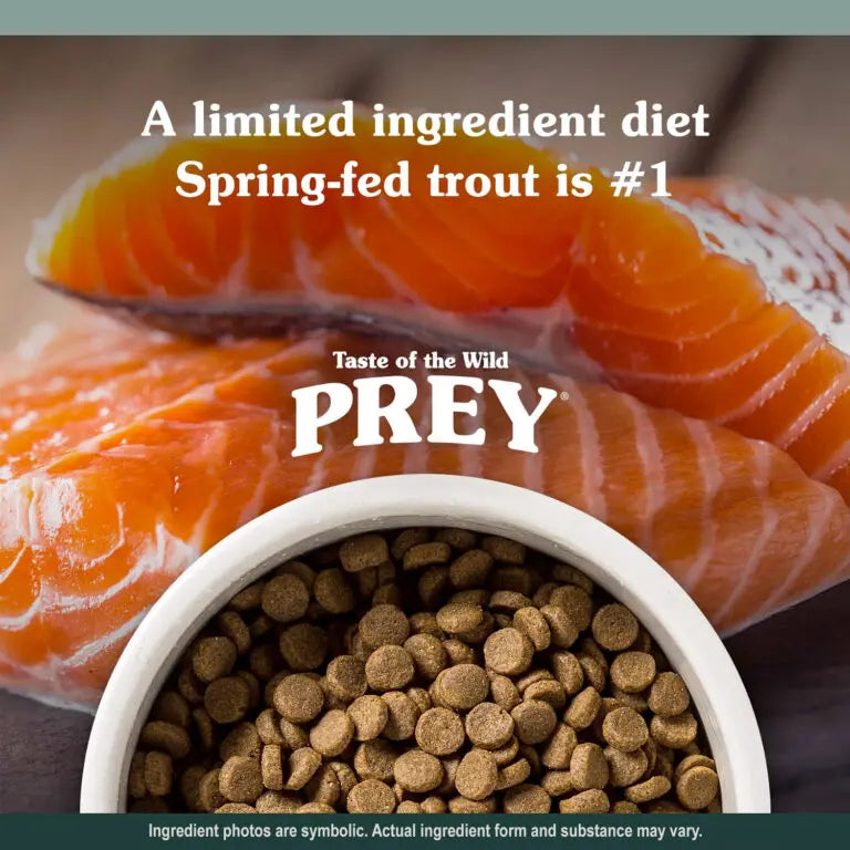 TASTE OF THE WILD PREY TROUT LIMITED INGREDIENT FORMULA FOR DOGS 3.63KG TASTE OF THE WILD