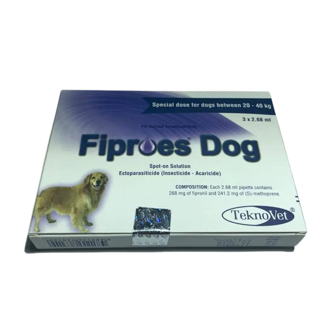 FIPROES DOG TICK & FLEAS CONTROL Teknovet