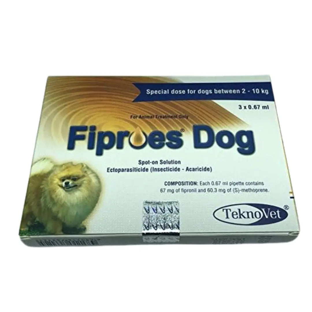 FIPROES DOG TICK & FLEAS CONTROL Teknovet