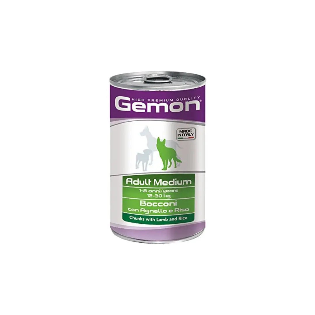GEMON DOG ADULT MEDIUM WITH LAMB WITH RICE 1250 Gm Gemon