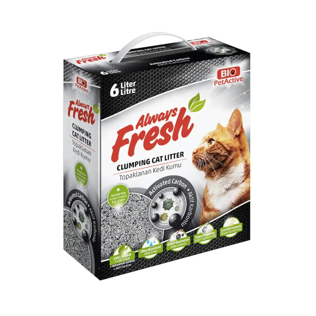 BIO PETACTIVE ALWAYS FRESH CAT LITTER - 6 LITTERS Bio PetActive