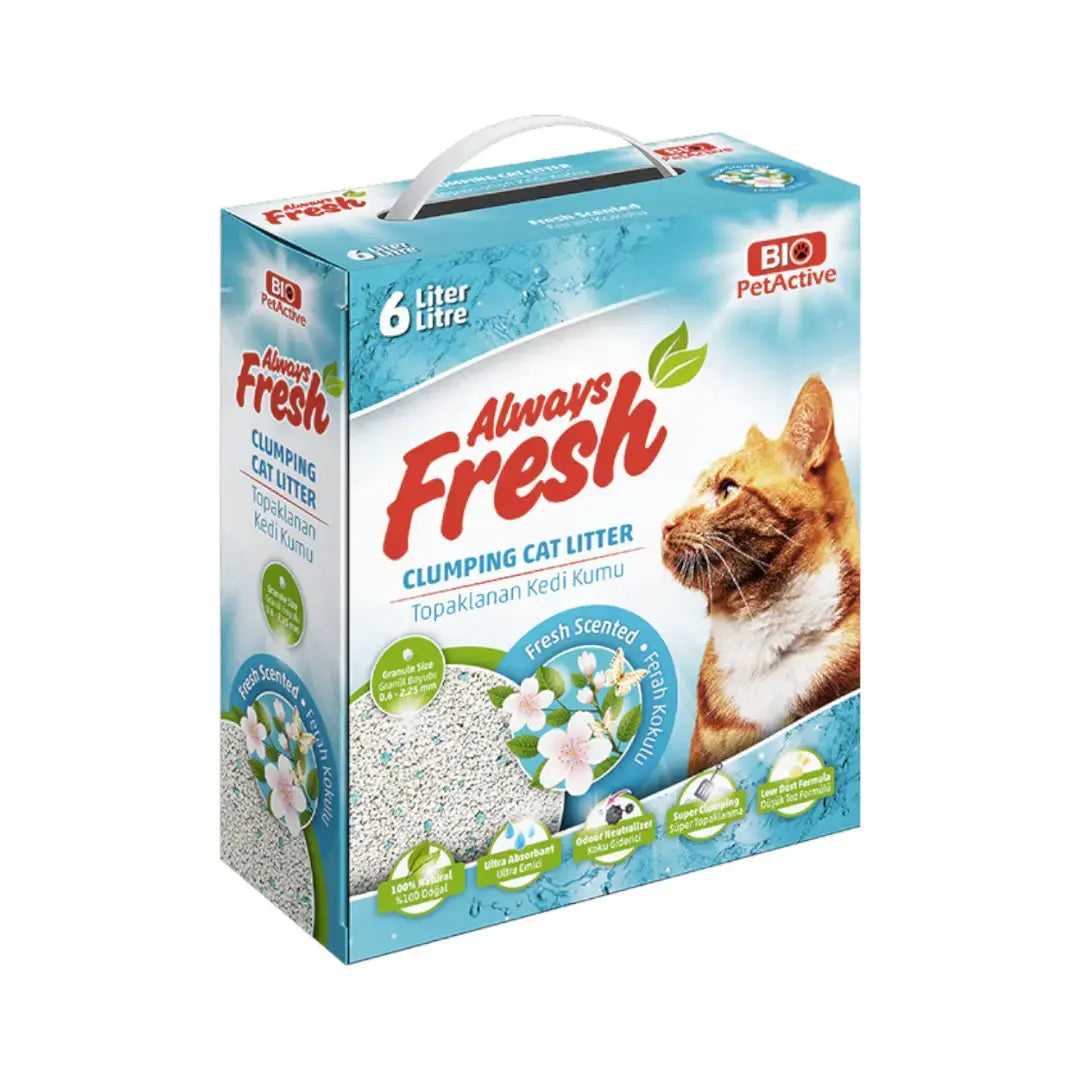 BIO PETACTIVE ALWAYS FRESH CAT LITTER - 6 LITTERS Bio PetActive