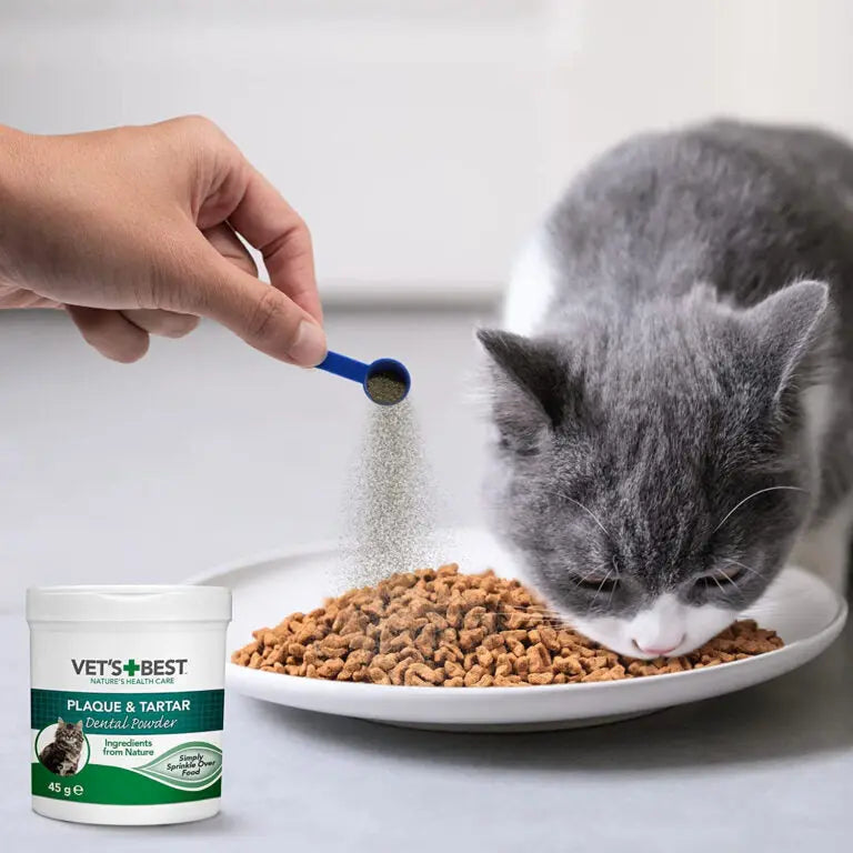 VET'S BEST ADVANCED DENTAL POWDER FOR CATS 45G VET'S BEST