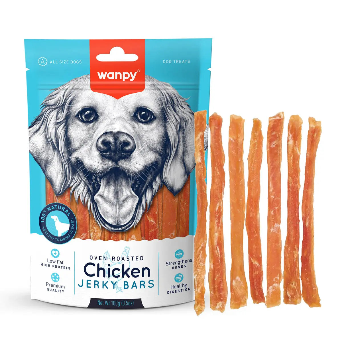 WANPY CHICKEN JERKY 100G WANPY
